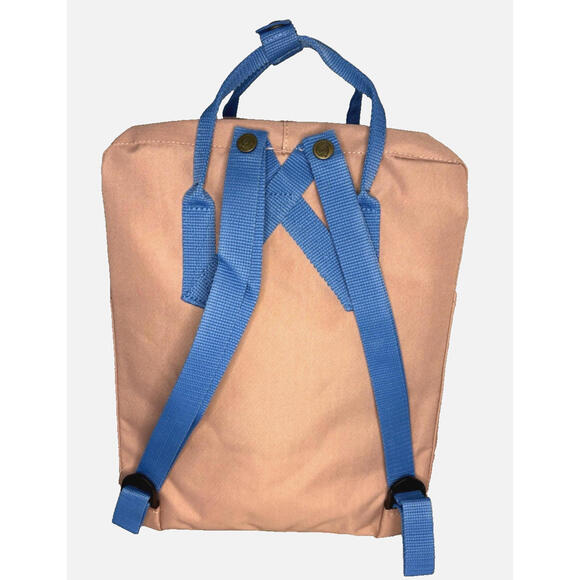 Fjallraven Kanken Mini Backpack Pink Blue 12"x14" EUC - Picture 2 of 8